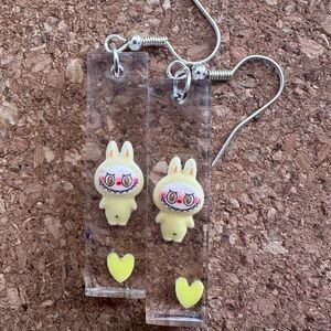 Cute Yellow Bunny Earrings